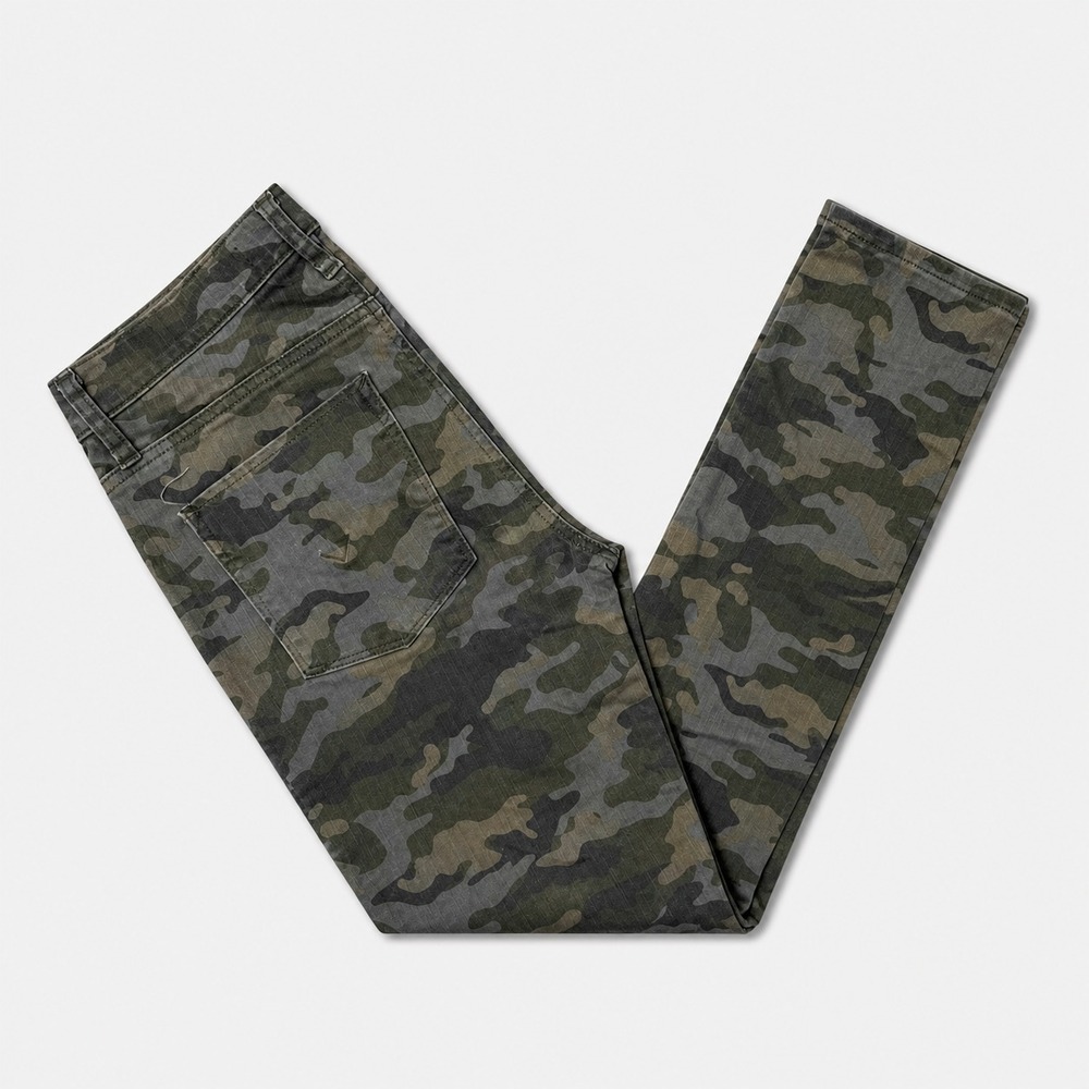Hudson Womens Camo Skinny Jeans Size 26 Stretch Green Gray Pants